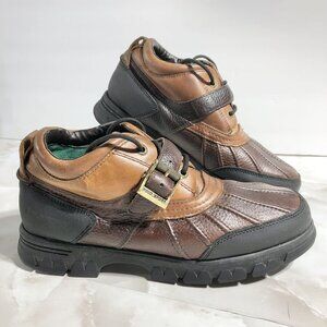 Ralph Lauren Polo Sport Brown Leather Dover Duck Boots Size 9B